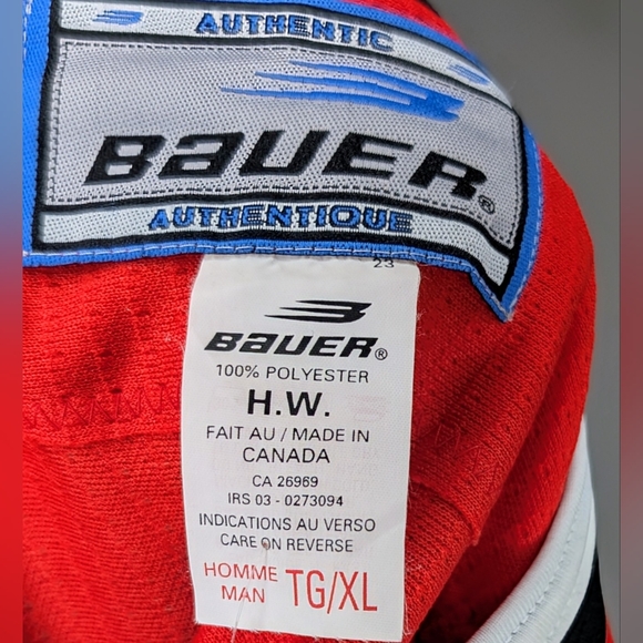 Bauer • 1998 Team Canada Olympic Hockey Jersey NWT | Vintage| RARE - Picture 6 of 8